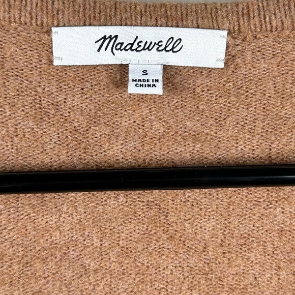 Madewell Women’s Cozy Walker Cardigan Size Small Timber Tan Brown - Picture 4 of 6